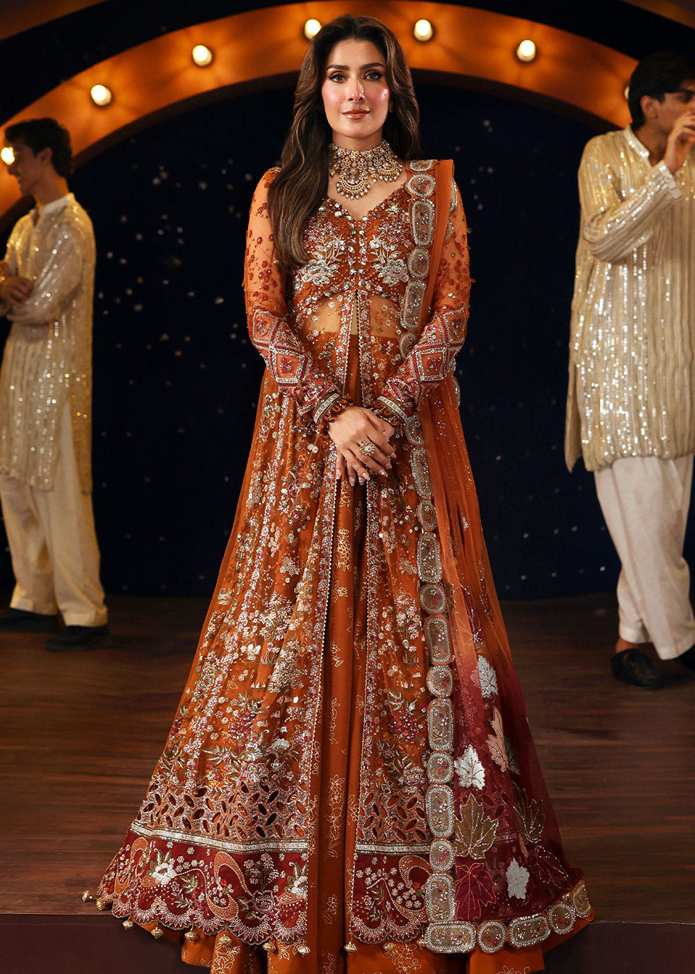 Buy Now Jhoomro Luxury Formals '25 by Nureh | NL-80 Zardozi Online in US, UK, Canada, Germany, Italy, Austria, France, Singapore, UAE & Worldwide at Empress.