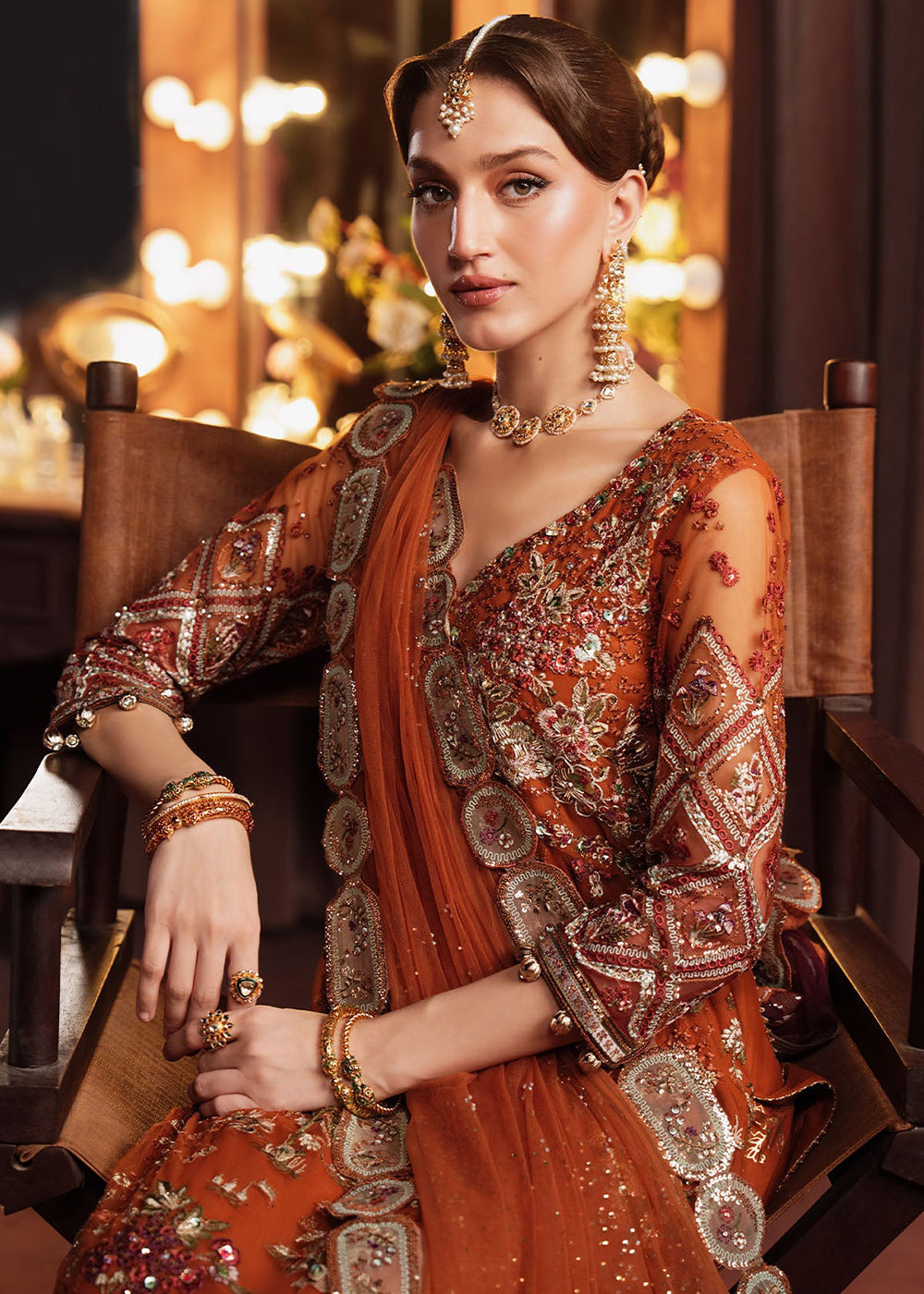 Buy Now Jhoomro Luxury Formals '25 by Nureh | NL-80 Zardozi Online in US, UK, Canada, Germany, Italy, Austria, France, Singapore, UAE & Worldwide at Empress.