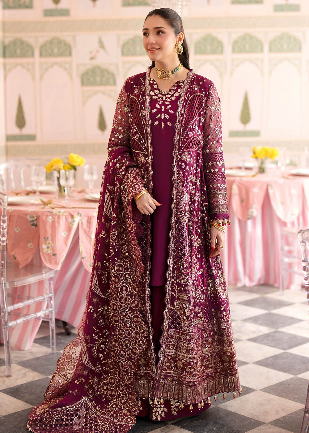 Buy Now Jhoomro Luxury Formals '26 by Nureh | NL-97 Nur Online in US, UK, Canada, France, Italy, Germany, Greece, Sweden, Netherlands & Worldwide at Empress.