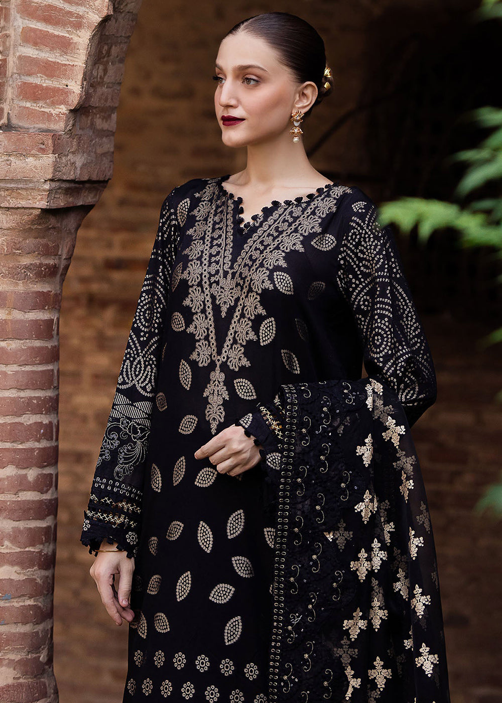 Buy Now Maya Jacquard Fomals '24 by Nureh | NJ-100 Online at Empress Online in USA, UK, Canada & Worldwide at Empress Clothing.