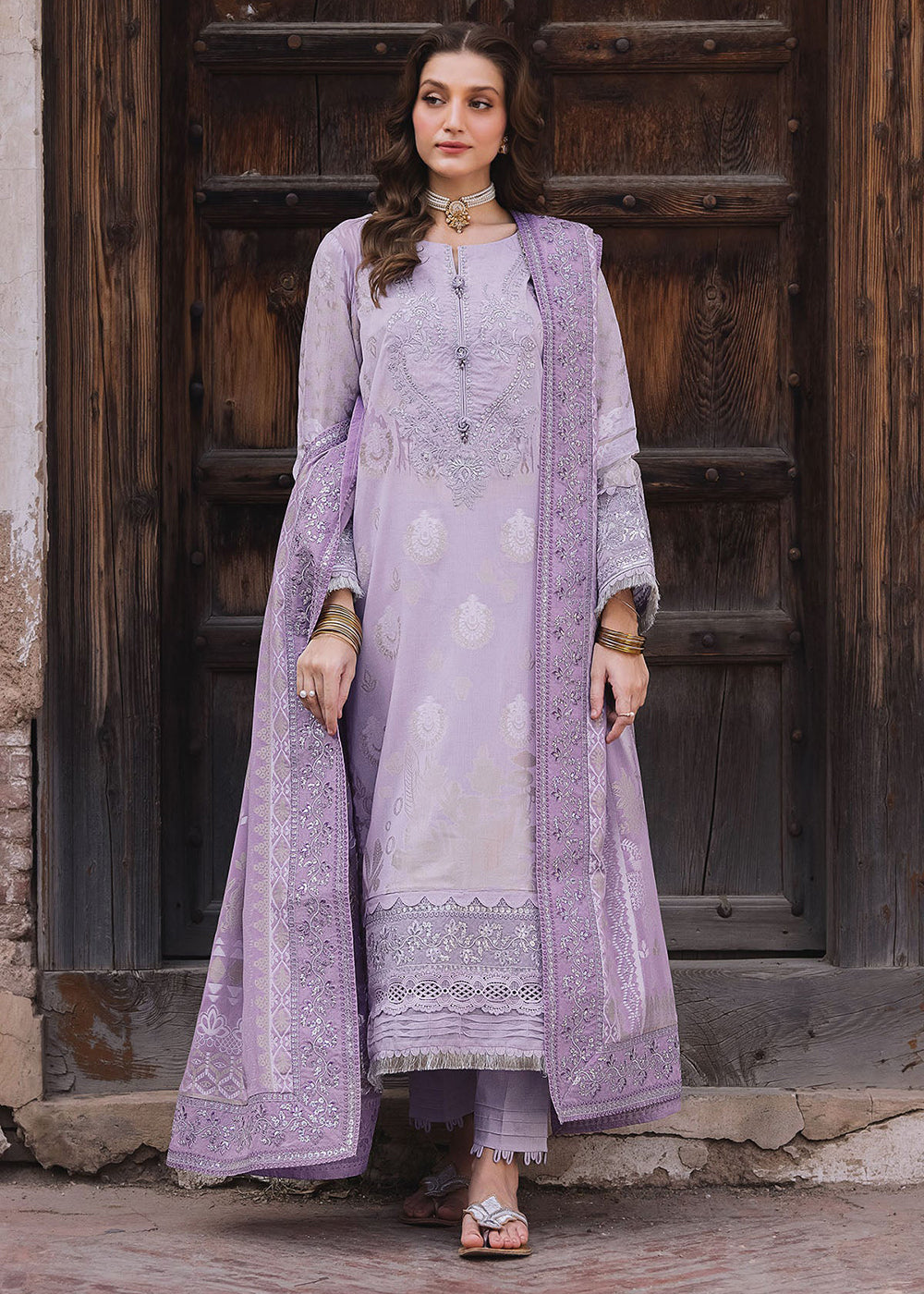 Buy Now Maya Jacquard Fomals '24 by Nureh | NJ-99 Online at Empress Online in USA, UK, Canada & Worldwide at Empress Clothing