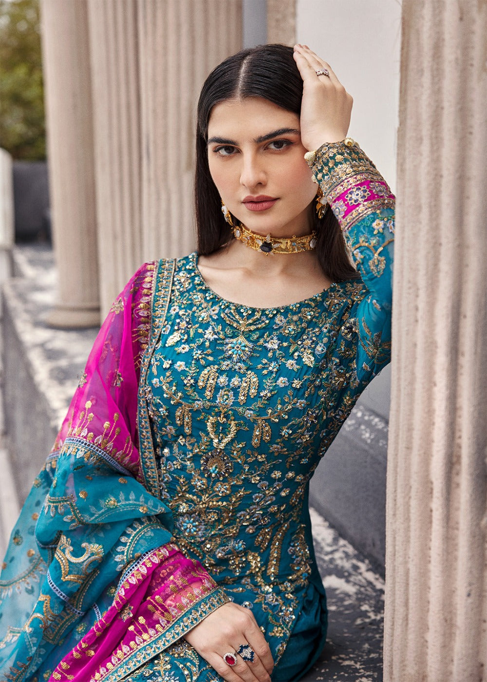 Buy Now Nawabzadi Wedding Formals 2023 by Emaan Adeel - NW-05 Online in USA, UK, Canada & Worldwide at Empress Clothing.
