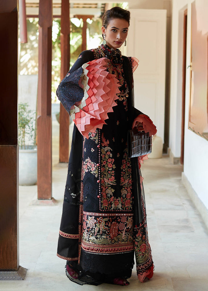 Buy Now Black Lawn Suit - Elan - Luxury Lawn '23 - NYSA-EL23-02A Online in USA, UK, Canada & Worldwide at Empress Clothing.