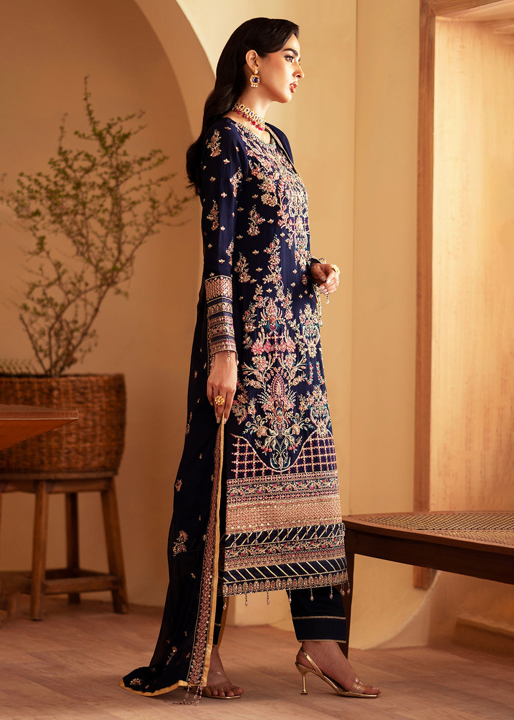 Buy Now Romansiyyah Luxury Formals '24 by Emaan Adeel | NAGEENA Online at Empress Online in USA, UK, France, UAE, Canada & Worldwide at Empress Clothing. 