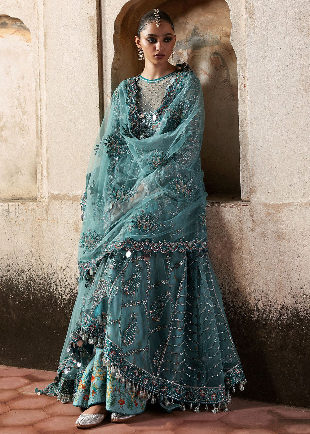 Buy Now Mussarat Wedding Formals by Hussain Rehar | Nagma Online in US, UK, Canada, France, Italy, Germany, Greece, Sweden, Africa & Worldwide at Empress.