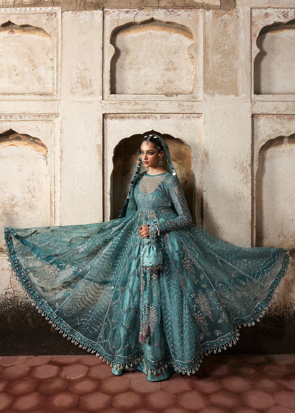 Buy Now Mussarat Wedding Formals by Hussain Rehar | Nagma Online in US, UK, Canada, France, Italy, Germany, Greece, Sweden, Africa & Worldwide at Empress.