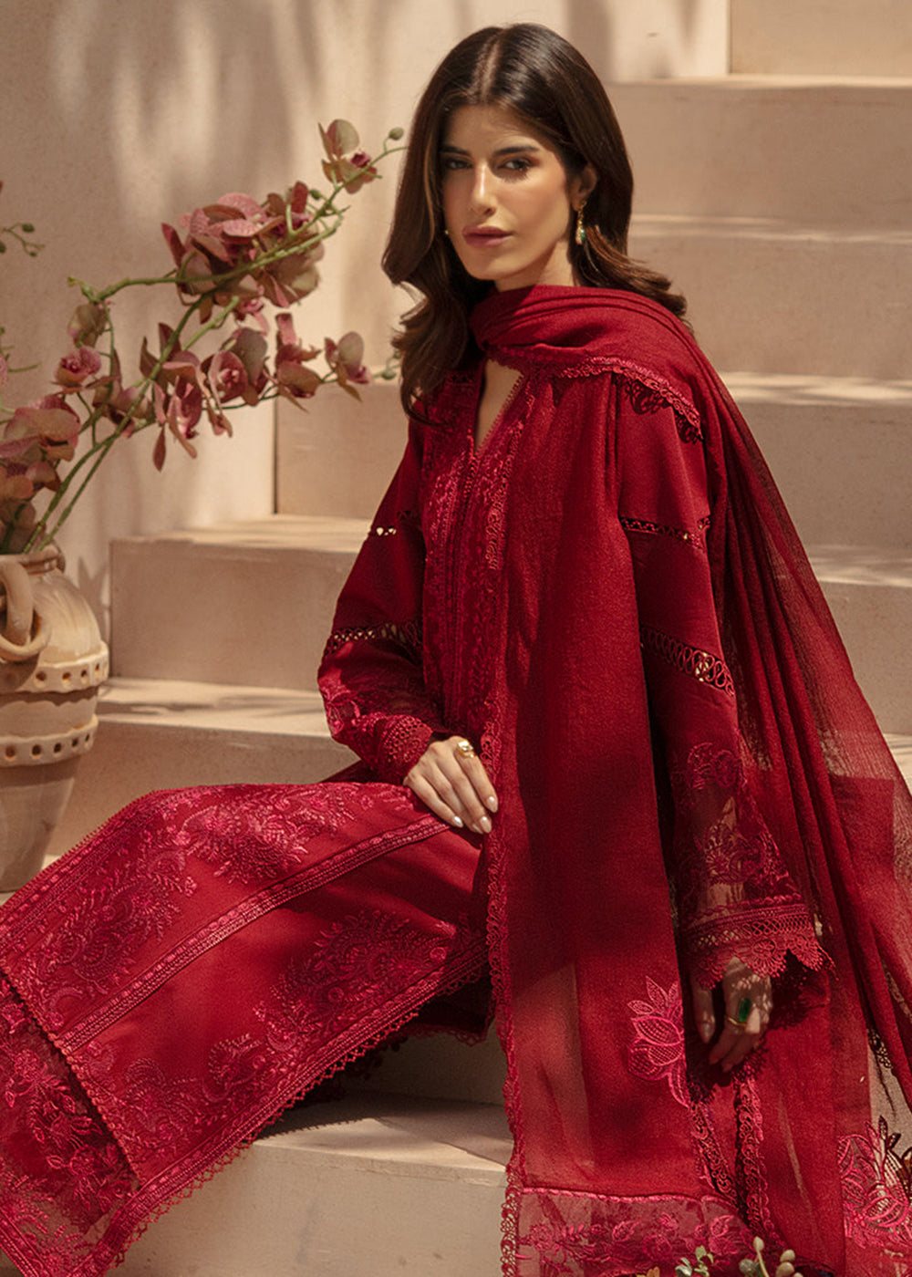 Buy Now Luxury Eid Collection '26 by Rang Rasiya | Nehal Online in US, UK, Canada, France, Greece, Germany, Ireland, Sweden, Denmark, UAE & Worldwide at Empress.