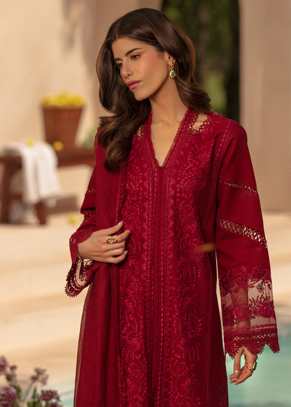 Buy Now Luxury Eid Collection '26 by Rang Rasiya | Nehal Online in US, UK, Canada, France, Greece, Germany, Ireland, Sweden, Denmark, UAE & Worldwide at Empress.