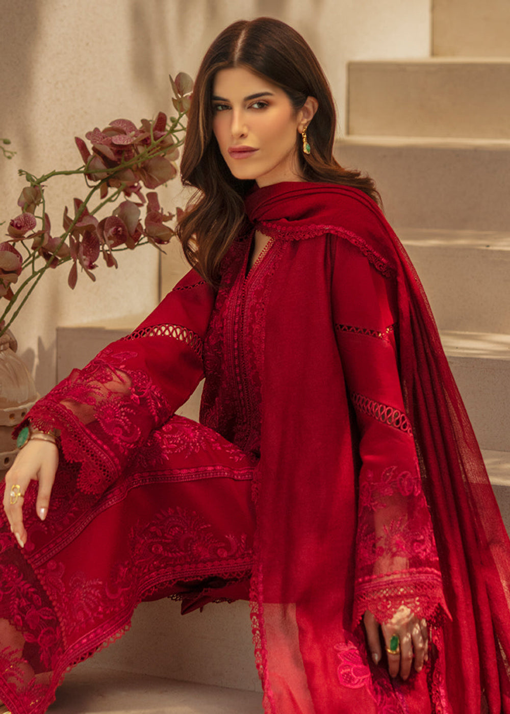 Buy Now Luxury Eid Collection '26 by Rang Rasiya | Nehal Online in US, UK, Canada, France, Greece, Germany, Ireland, Sweden, Denmark, UAE & Worldwide at Empress.