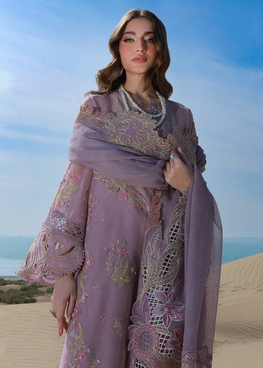 Buy Now Premium Luxury Lawn '26 by Rang Rasiya | PARISA Online in US, UK, Canada, France, Italy, Germany, Greece, Sweden, Africa, Qatar & Worldwide at Empress.