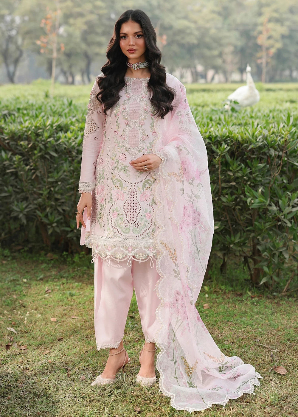 Buy Now Tales of Petals Luxury Lawn '26 by Sardinia | PINK BREEZE Online in US, UK, Canada, France, Greece, Germany, Ireland, Sweden & Worldwide at Empress.