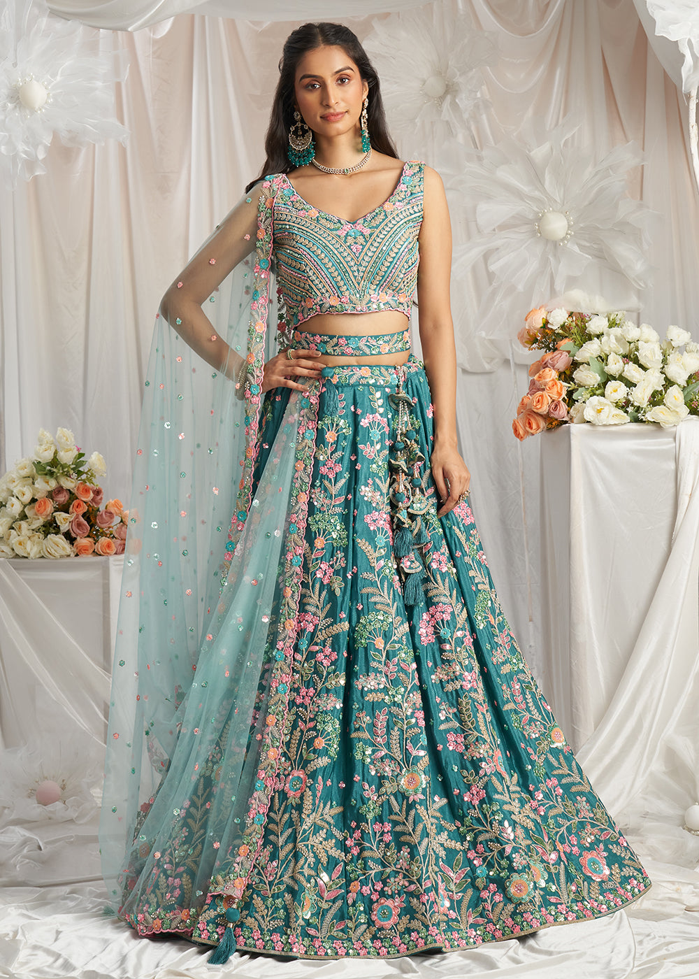 Georgette Lehenga Choli Wedding Bridal Dress Ceremony Wear Indian Designer Outfit Festival Lenghas Readymade Suits deals Traditional Lehenga Choli