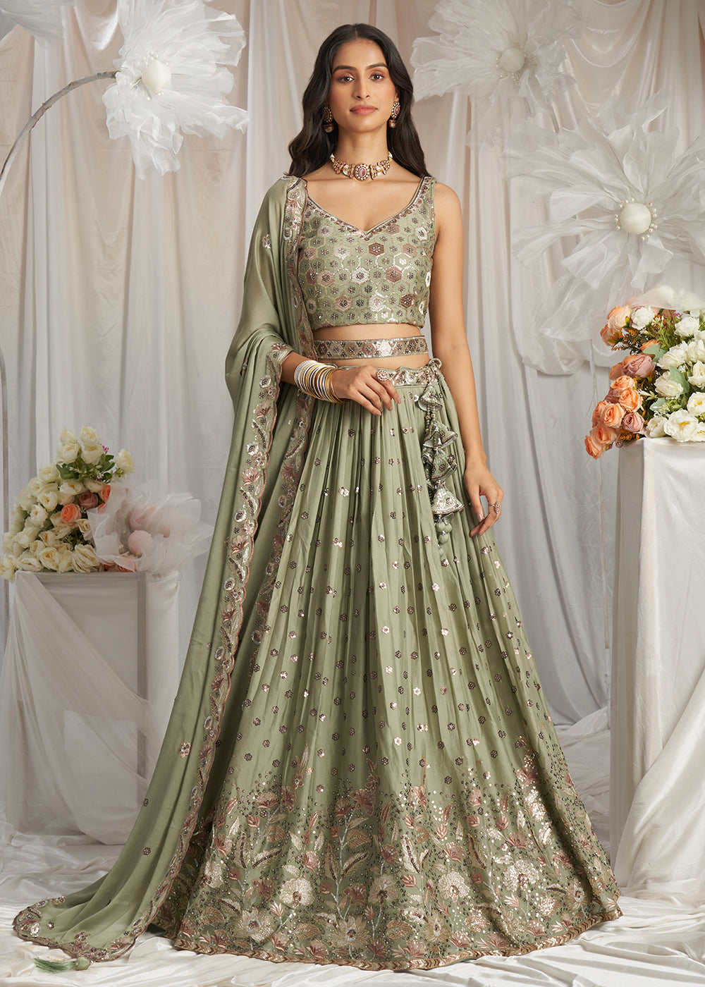 Formal lehenga best sale