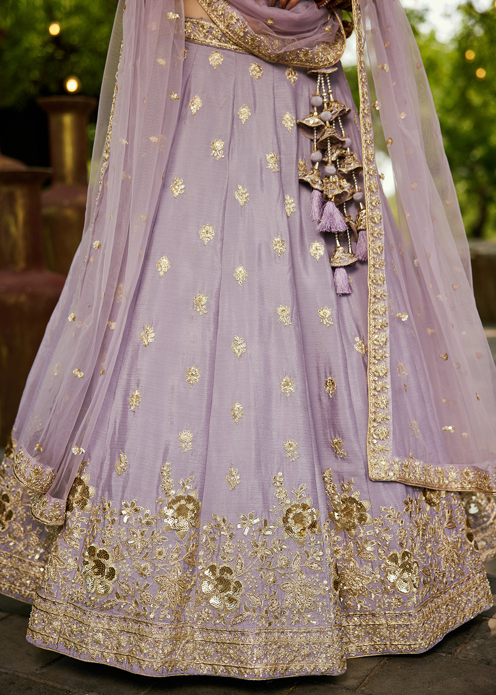 Buy Now Wedding Wear Mauve Chiffon Embroidered Lehenga Choli Online in USA, UK, Canada, France, Italy, Germany, Australia, UAE & Worldwide at Empress Clothing.