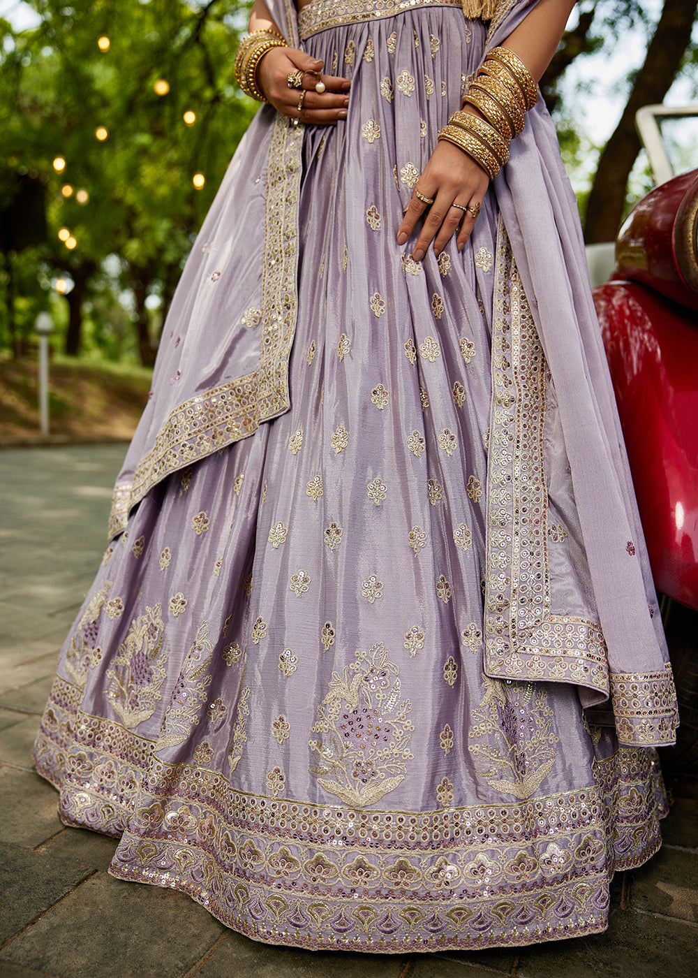 Buy Now Mauve Cording Embroidered Wedding Lehenga Choli Online in USA, UK, Canada, France, Italy, Germany, Australia, UAE & Worldwide at Empress Clothing.