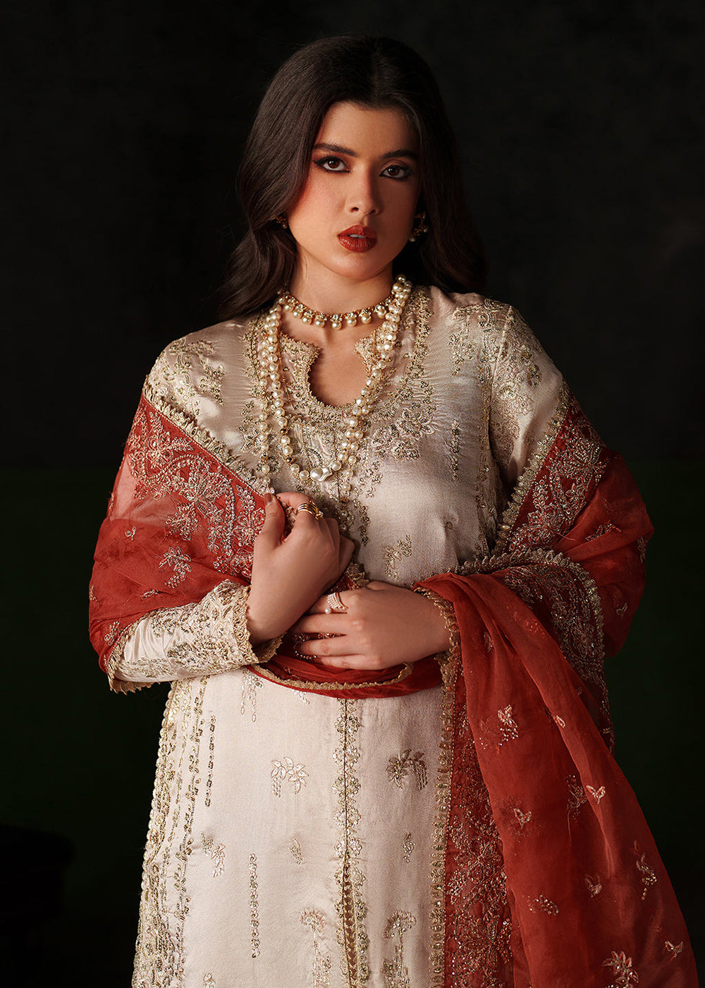 Buy Now Verve Silk Edit '26 by Emaan Adeel | POISE Online in US, UK, Canada, France, Greece, Germany, Sweden, Netherlands, Austria, UAE & Worldwide at Empress.