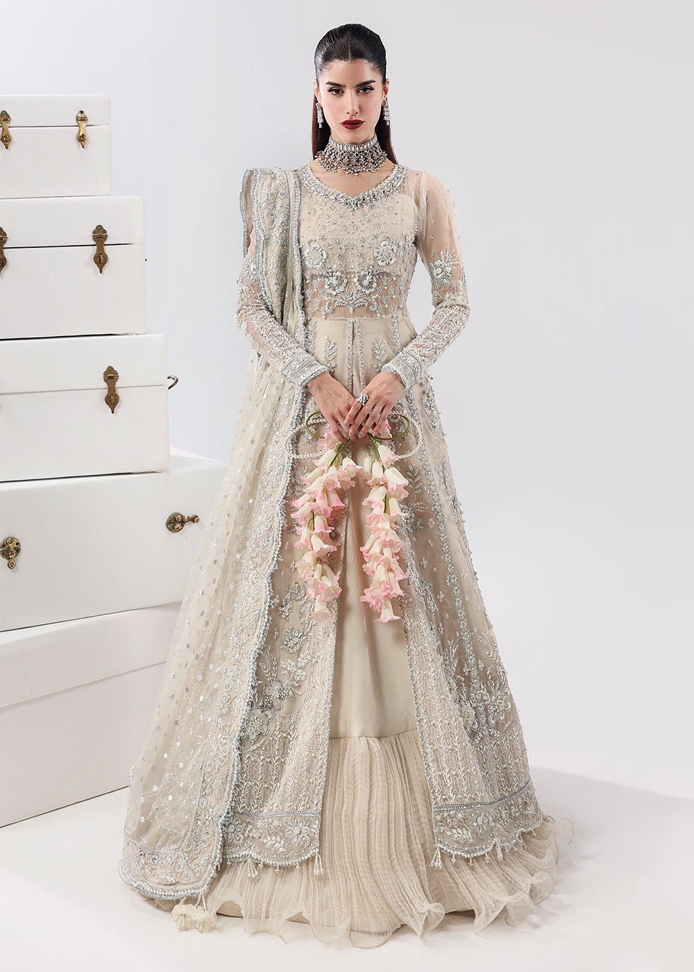 Buy Now L'amore Luxury Handwork Edit '25 by Sardinia | Pearl Mist Online in US, UK, Canada, France, Italy, Germany, Sweden, Greece, UAE & Worldwide at Empress.