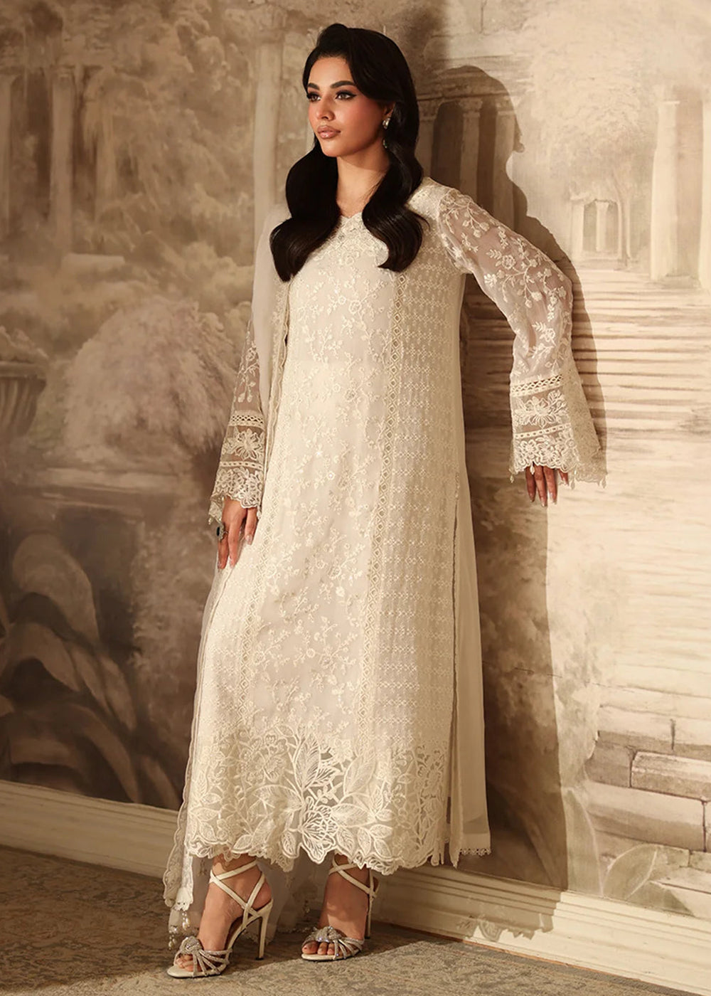 Buy Now Ensembles Party Wear '25 by Azure | Pearl Whisper Online in US, UK, Canada, France, Italy, Germany, Greece, Sweden, Africa, UAE & Worldwide at Empress.