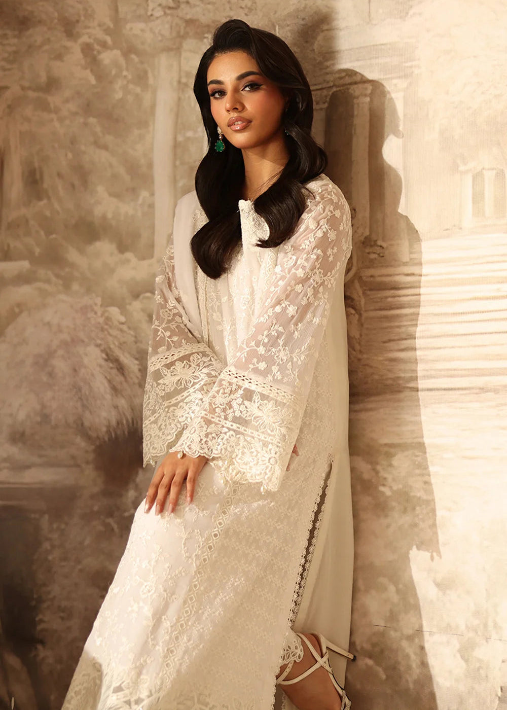 Buy Now Ensembles Party Wear '25 by Azure | Pearl Whisper Online in US, UK, Canada, France, Italy, Germany, Greece, Sweden, Africa, UAE & Worldwide at Empress.