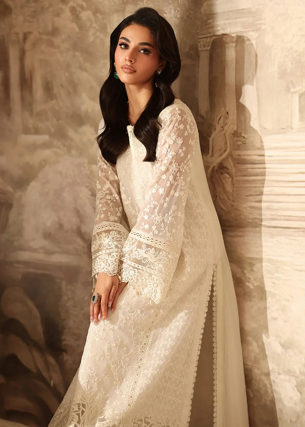 Buy Now Ensembles Party Wear '25 by Azure | Pearl Whisper Online in US, UK, Canada, France, Italy, Germany, Greece, Sweden, Africa, UAE & Worldwide at Empress.