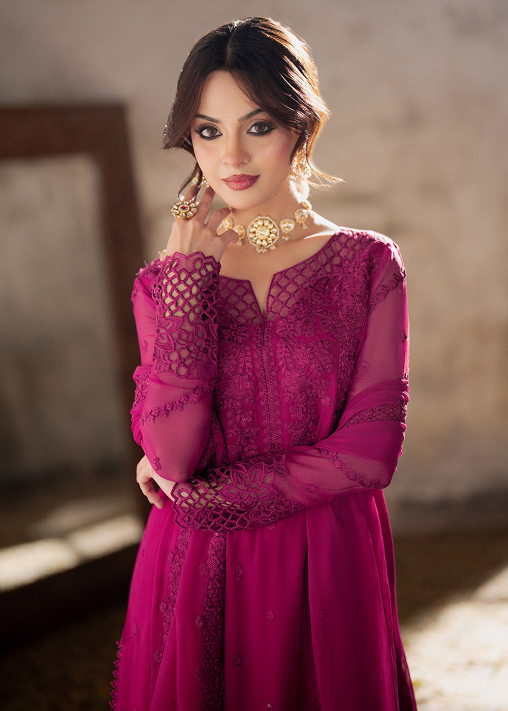 Buy Now Ensembles Embroidered Formals '25 by Azure | Plum Reverie Online in USA, UK, Canada & Worldwide at Empress Clothing.