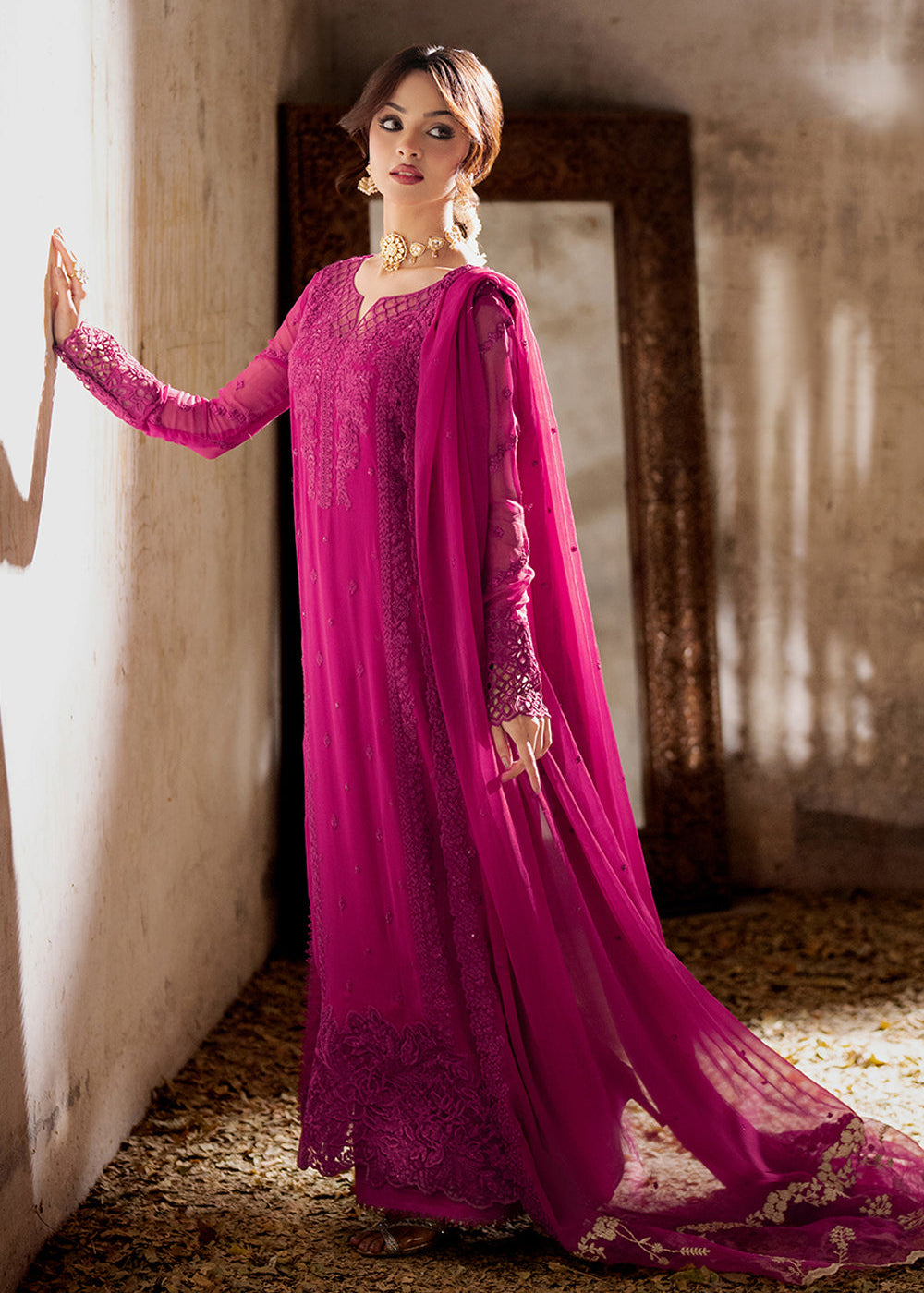 Buy Now Ensembles Embroidered Formals '25 by Azure | Plum Reverie Online in USA, UK, Canada & Worldwide at Empress Clothing.