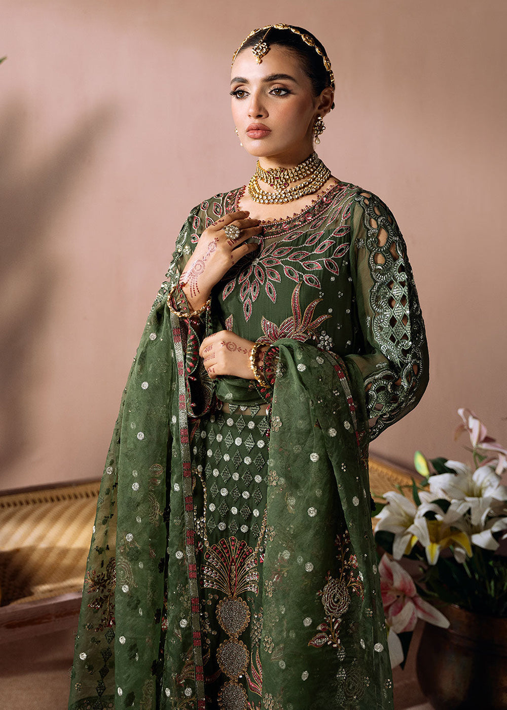 Buy Now Dastak Luxury Chiffon '25 by Ramsha | Q-201 Online in USA, UK, Canada, France, Italy, Germany, New Zealand, Australia, UAE & Worldwide at Empress.