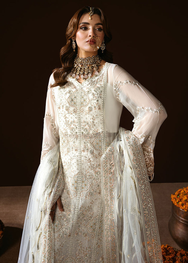 Buy Now Dastak Luxury Chiffon '25 by Ramsha | Q-204 Online in USA, UK, Canada, France, Italy, Germany, New Zealand, Australia, UAE & Worldwide at Empress.