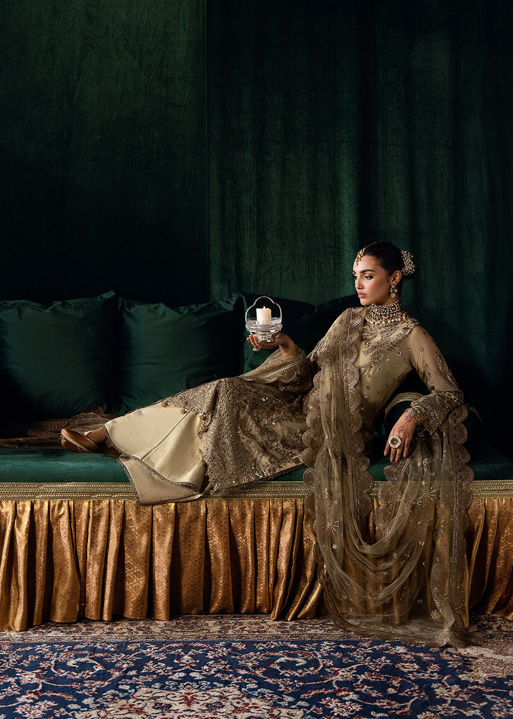 Buy Now Dastak Luxury Chiffon '25 by Ramsha | Q-207 Online in USA, UK, Canada, France, Italy, Germany, New Zealand, Australia, UAE & Worldwide at Empress.