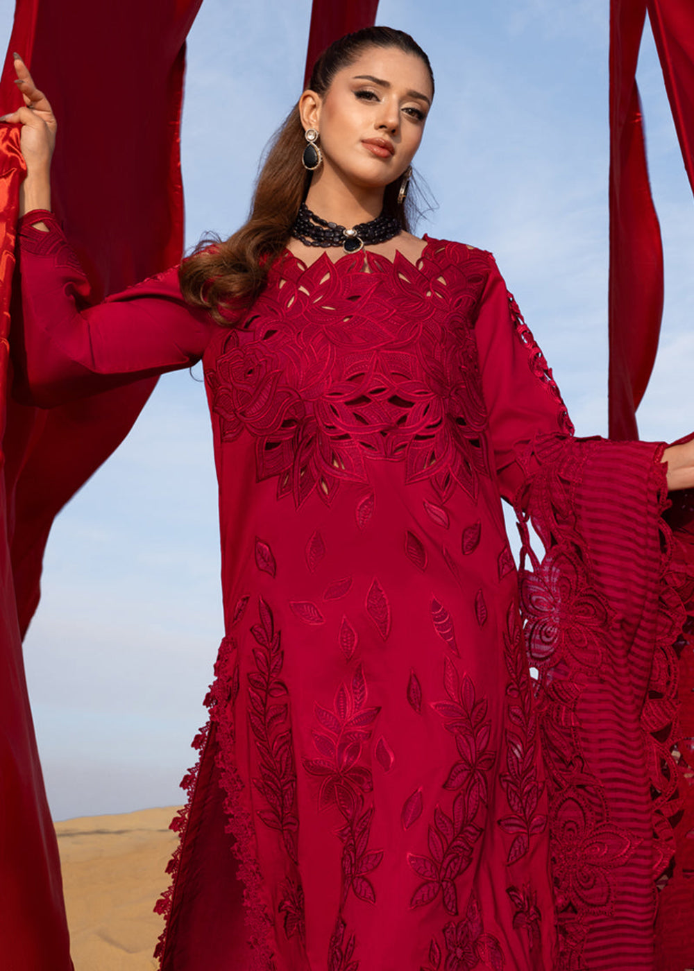 Buy Now Premium Luxury Lawn '26 by Rang Rasiya | RAMEEN Online in US, UK, Canada, France, Italy, Germany, Greece, Sweden, Africa, Qatar & Worldwide at Empress.