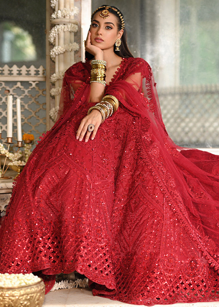 Buy Now Singhar Wedding Formals '24 by Qalamkar | RF-01 MUSKAAN Online at Empress Online in USA, Italy, Canada & Worldwide at Empress Clothing. 