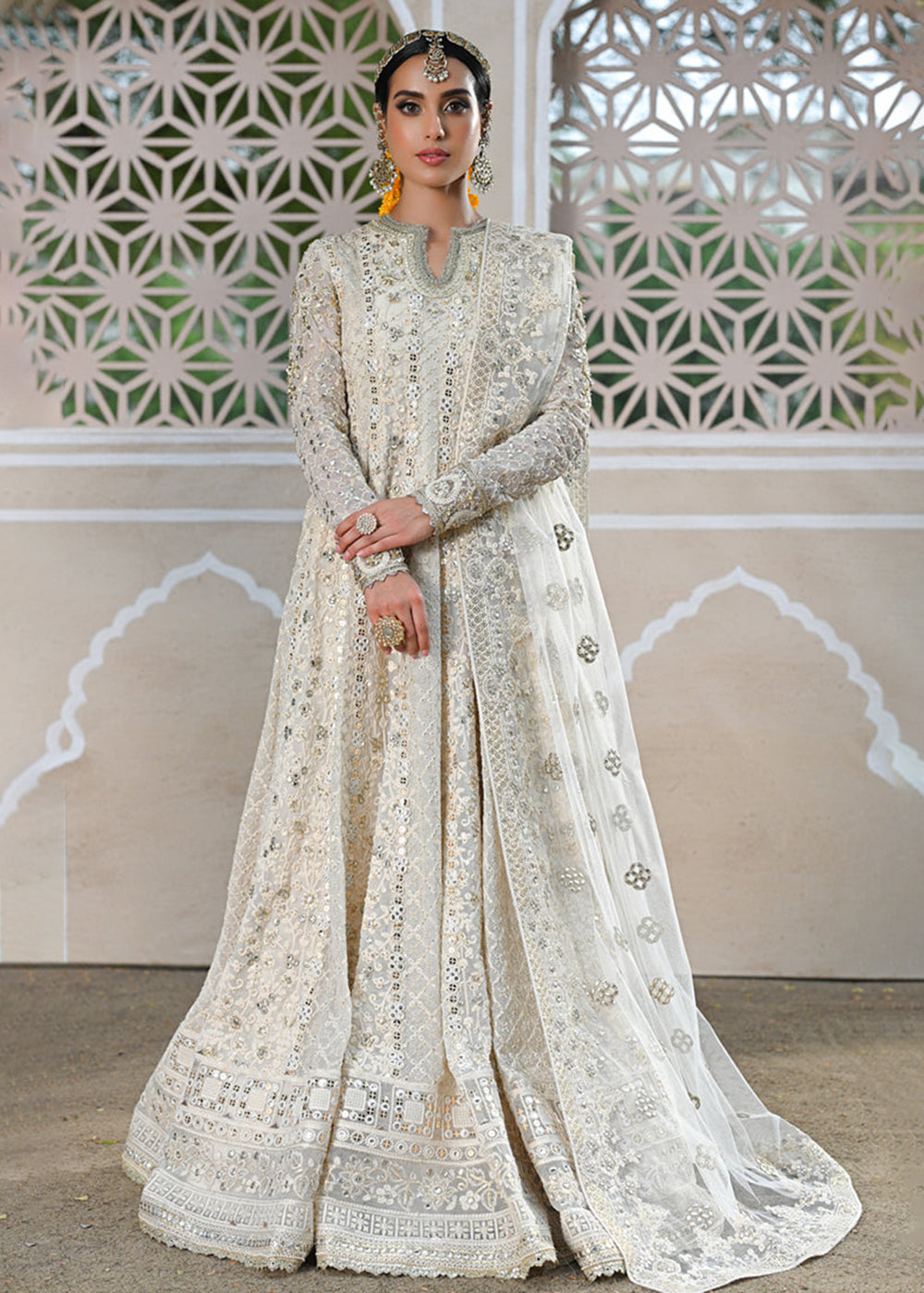 Buy Now Singhar Wedding Formals '24 by Qalamkar | RF-03 BAHAR Online at Empress Online in USA, Italy, Canada & Worldwide at Empress Clothing.