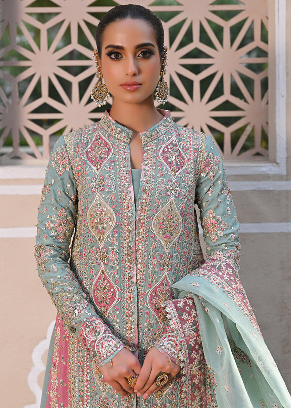 Buy Now Singhar Wedding Formals '24 by Qalamkar | RF-05 NEVA Online at Empress Online in USA, Italy, Canada & Worldwide at Empress Clothing. 