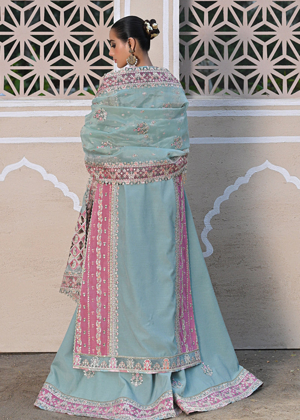 Buy Now Singhar Wedding Formals '24 by Qalamkar | RF-05 NEVA Online at Empress Online in USA, Italy, Canada & Worldwide at Empress Clothing. 