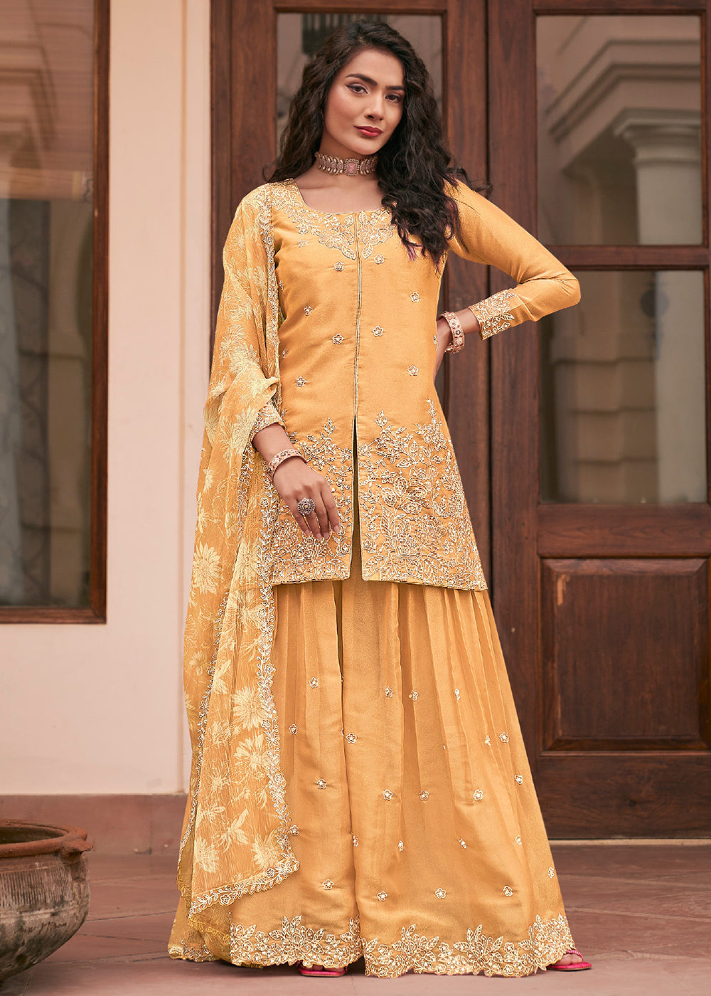 Buy Silk Palazzo Suit