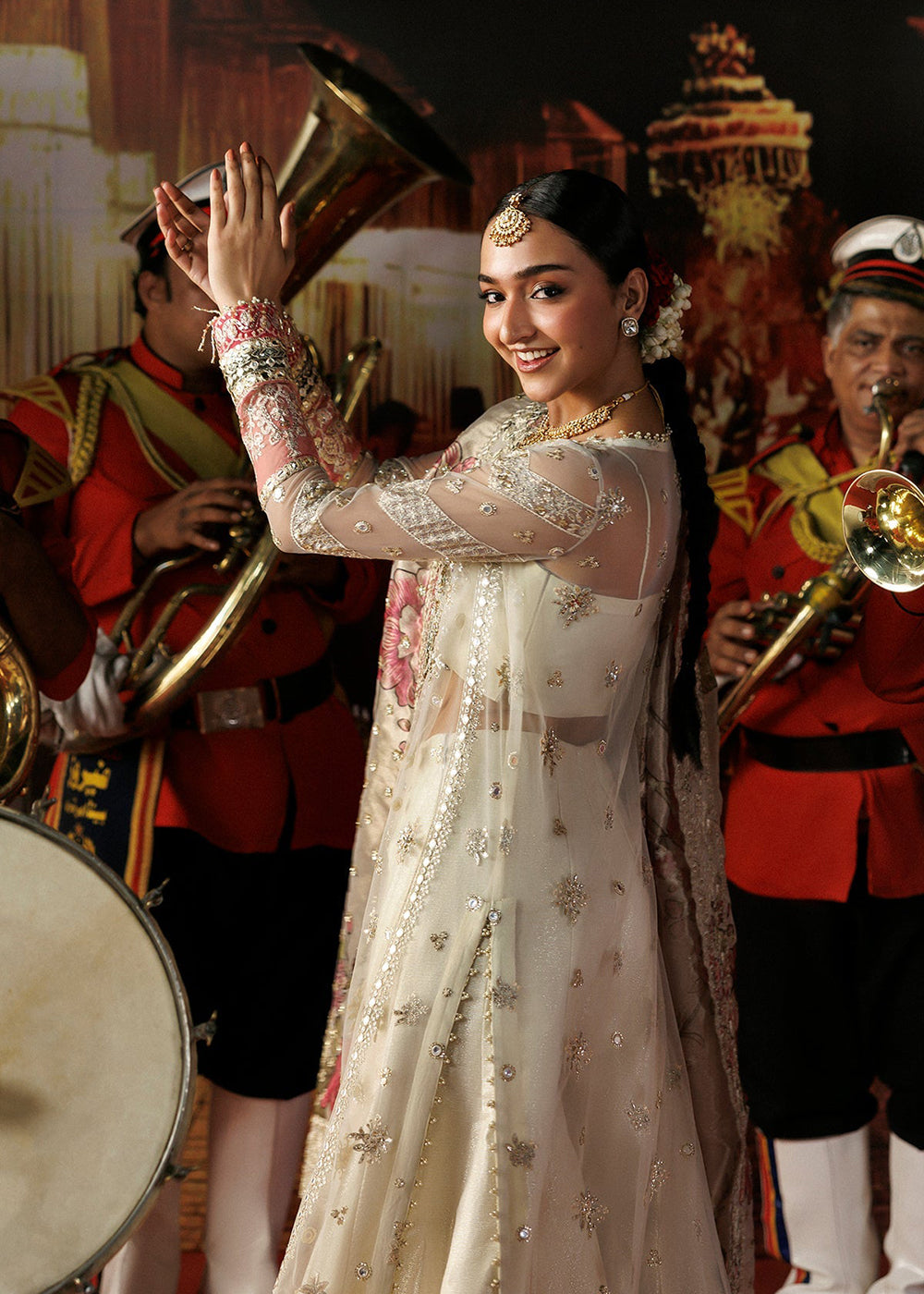 Buy Now Shehnai Wedding Formals 26 by Afrozeh | Rang E Wafa Online in US, UK, Canada, France, Italy, Germany, Greece, Sweden, Netherland &amp; Worldwide at Empress.