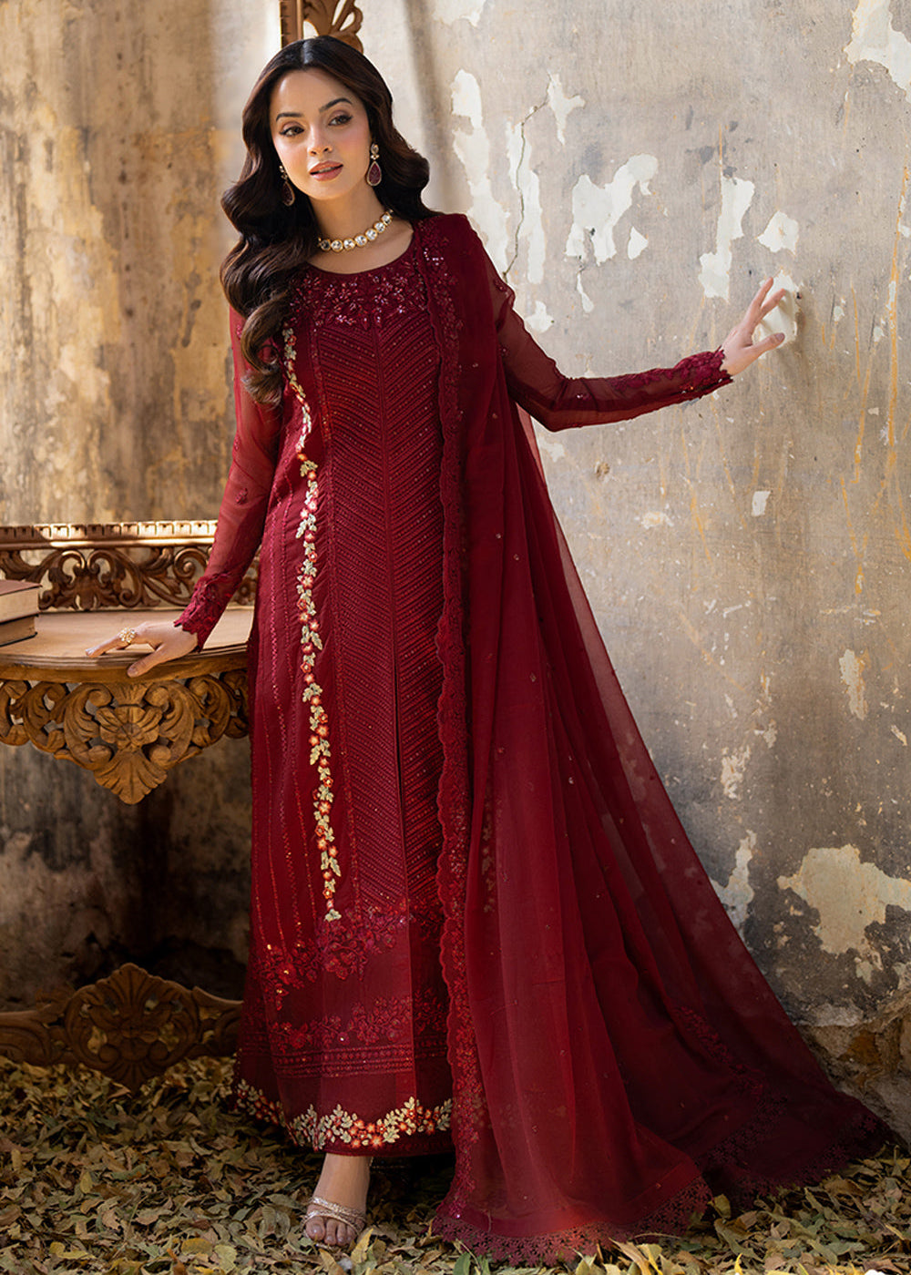 Buy Now Ensembles Embroidered Formals '25 by Azure | Red Mist Online in USA, UK, Canada & Worldwide at Empress Clothing. 