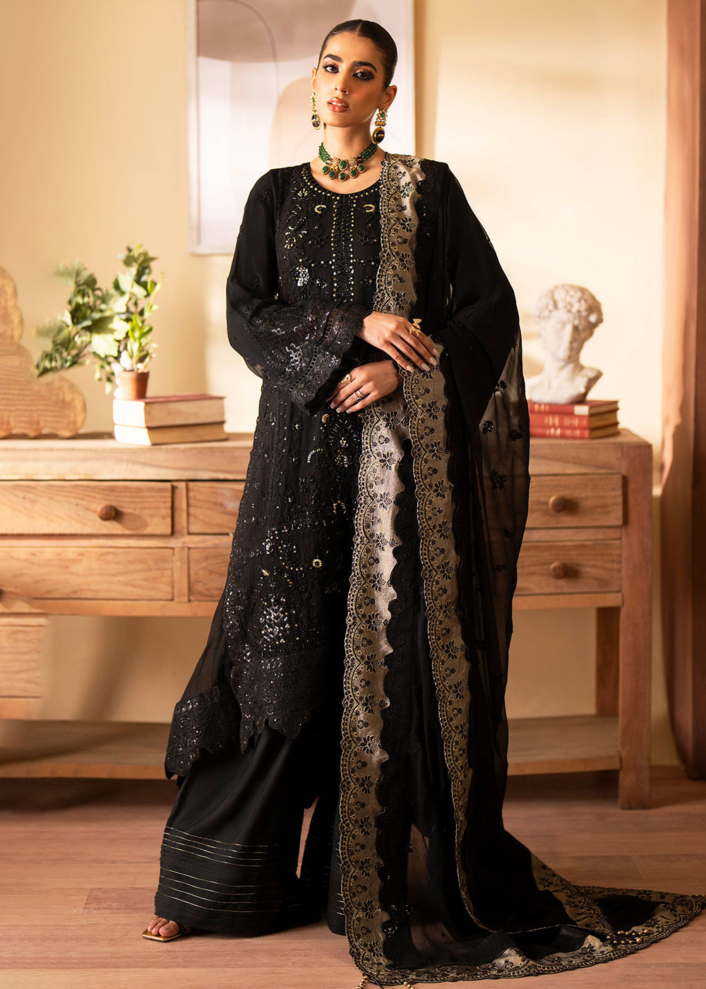 Buy Now Romansiyyah Luxury Formals '24 by Emaan Adeel | REHANI Online at Empress Online in USA, UK, France, UAE, Canada & Worldwide at Empress Clothing. 