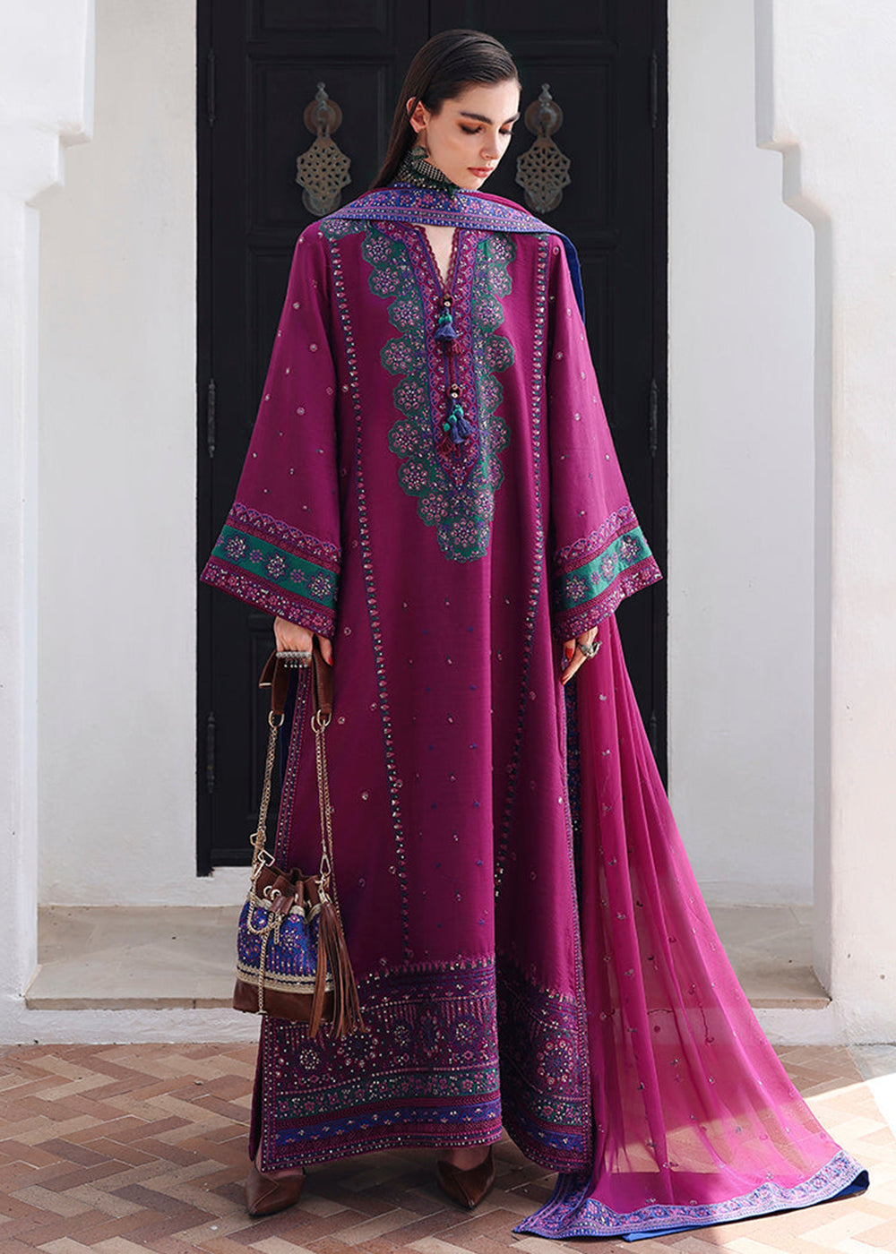 Buy Now Nuvera Raw Silk Collection '26 by Mushq | Reina Rouge Online in US, UK, Canada, France, Greece, Germany, Sweden, Austria, UAE & Worldwide at Empress
