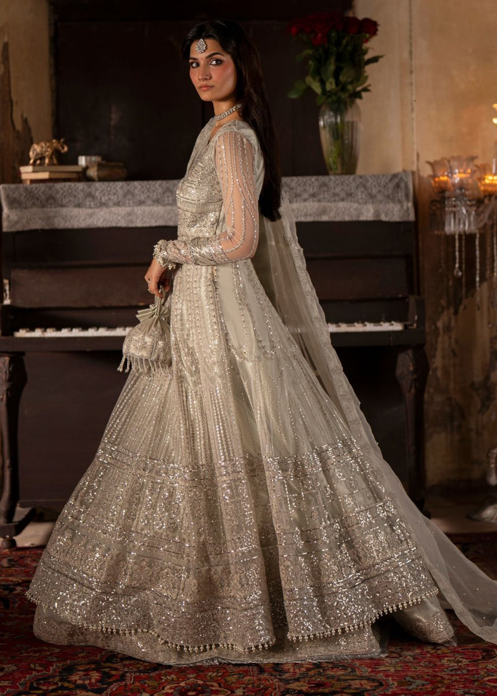 Buy Now Dastan E Ishq Luxury Formals '25 by AJR Couture | ROOHI Online in US, UK, Canada, France, Italy, Germany, Sweden, Greece, UAE & Worldwide at Empress.