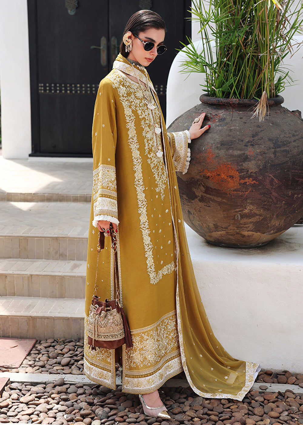 Buy Now Nuvera Raw Silk Collection '26 by Mushq | Rosalie Crown Online in US, UK, Canada, France, Greece, Germany, Sweden, Austria, UAE & Worldwide at Empress.