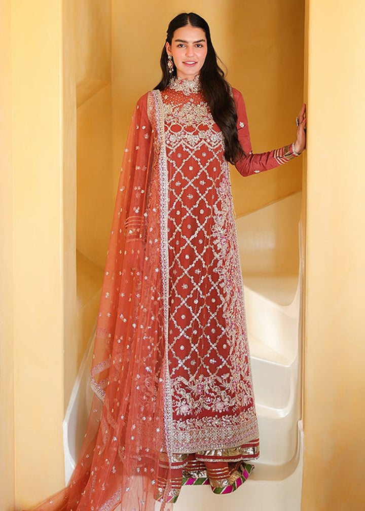 Buy Bachelorette Chronicles Chiffons ‘26 by Mushq | ROSE ORANGE Online in US, UK, Canada, France, Greece, Germany, Sweden, Australia &amp; Worldwide at Empress.