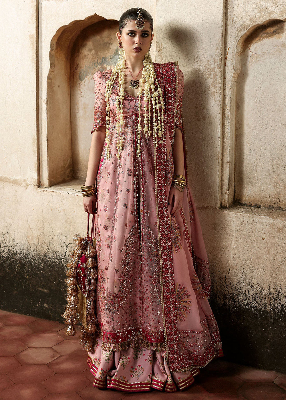 Buy Now Mussarat Wedding Formals by Hussain Rehar | Roshanara Online in US, UK, Canada, France, Italy, Germany, Greece, Sweden, Africa & Worldwide at Empress.