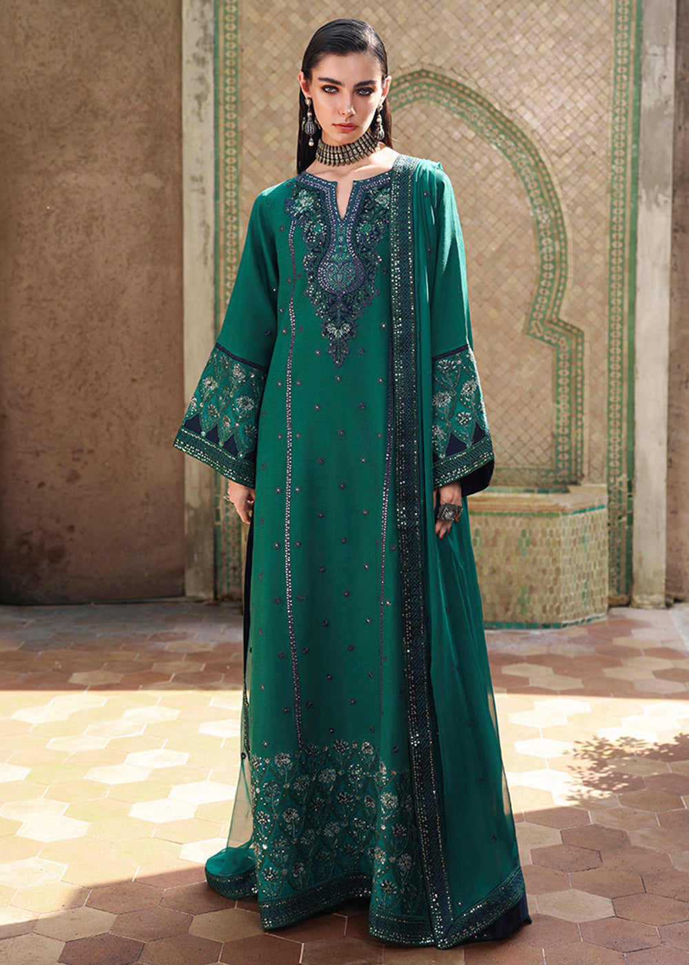 Buy Now Nuvera Raw Silk Collection '26 by Mushq | Royal Affair Online in US, UK, Canada, France, Greece, Germany, Sweden, Austria, UAE & Worldwide at Empress.
