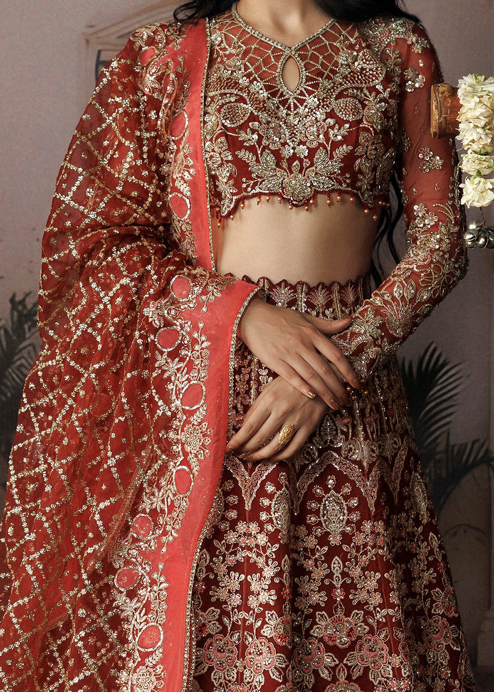 Buy Now Shehnai Wedding Formals 26 by Afrozeh | Rukhsan Online in US, UK, Canada, France, Italy, Germany, Greece, Sweden, Netherland, UAE &amp; Worldwide at Empress.