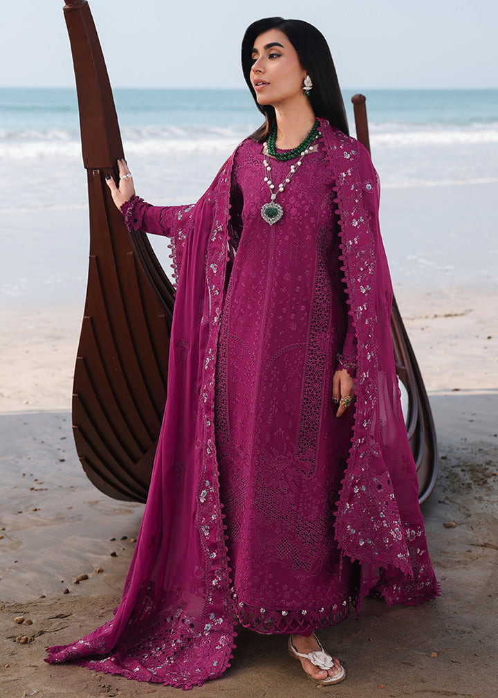 Buy Now Sahil Luxury Lawn '26 by Qalamkar | SA-01 ZARA Online in US, UK, Canada, France, Italy, Germany, Greece, Sweden, Africa, Qatar & Worldwide at Empress.