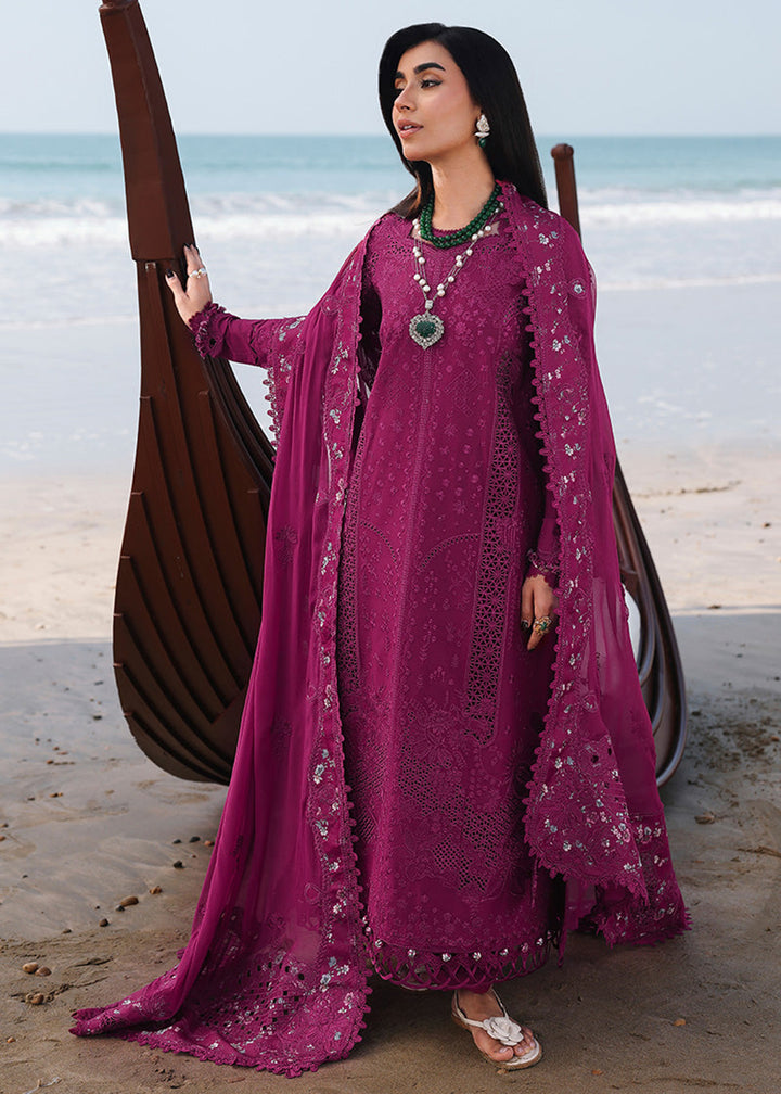 Buy Now Sahil Luxury Lawn '26 by Qalamkar | SA-01 ZARA Online in US, UK, Canada, France, Italy, Germany, Greece, Sweden, Africa, Qatar & Worldwide at Empress.