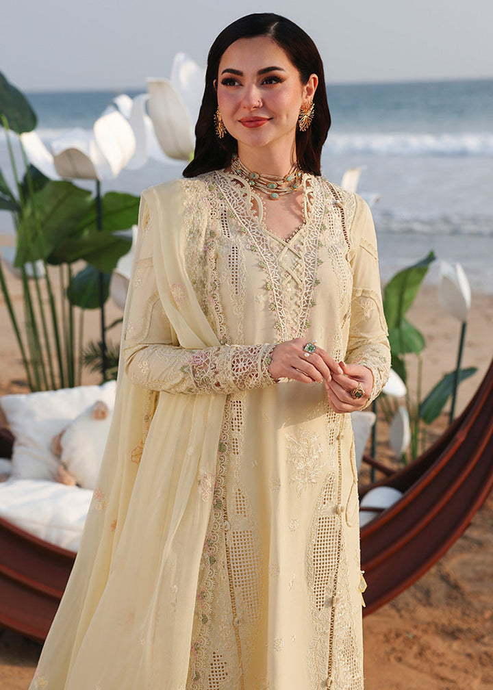 Buy Now Sahil Luxury Lawn '26 by Qalamkar | SA-03 SAFA Online in US, UK, Canada, France, Italy, Germany, Greece, Sweden, Africa, Qatar & Worldwide at Empress.