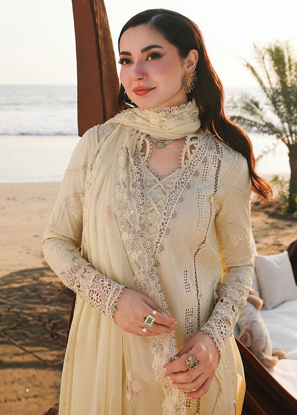 Buy Now Sahil Luxury Lawn '26 by Qalamkar | SA-03 SAFA Online in US, UK, Canada, France, Italy, Germany, Greece, Sweden, Africa, Qatar & Worldwide at Empress.