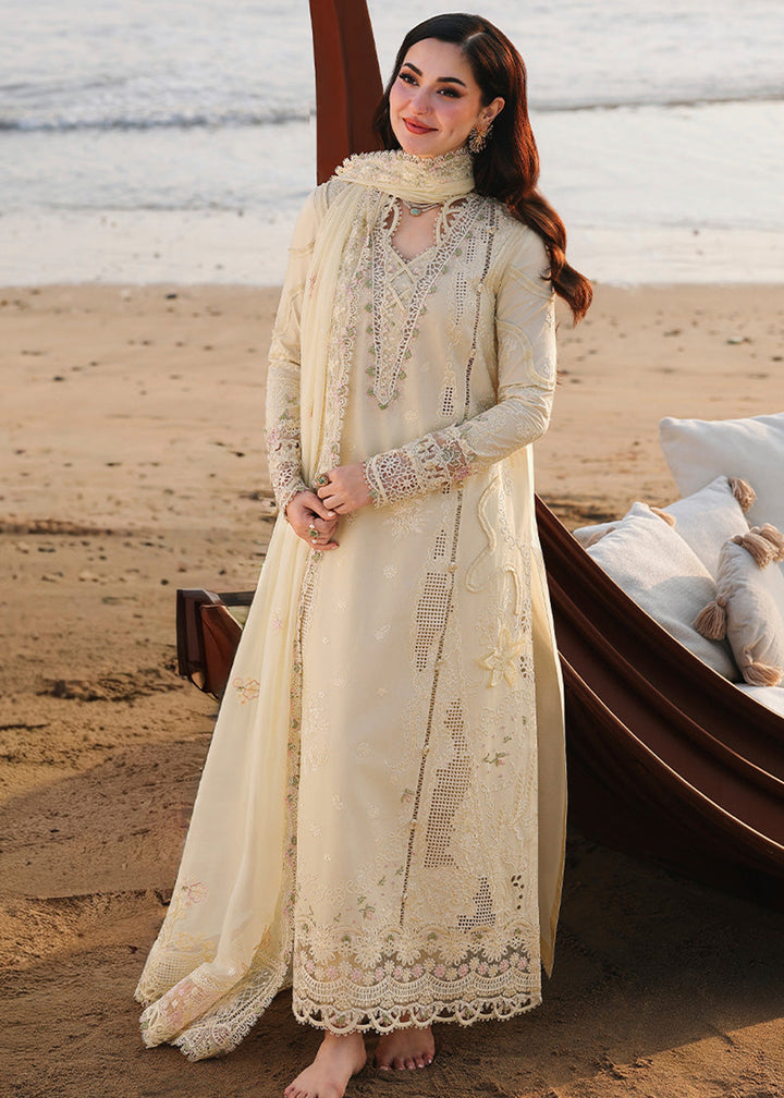 Buy Now Sahil Luxury Lawn '26 by Qalamkar | SA-03 SAFA Online in US, UK, Canada, France, Italy, Germany, Greece, Sweden, Africa, Qatar & Worldwide at Empress.